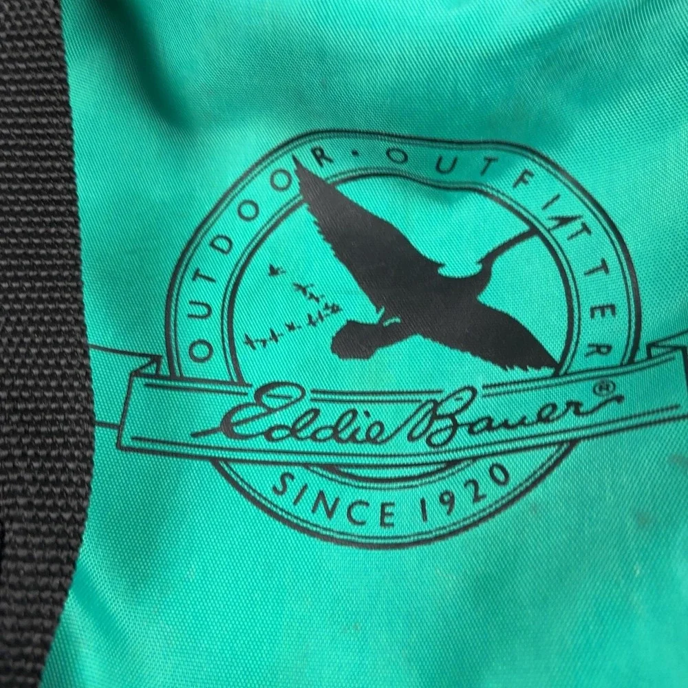 Vintage Eddie Bauer Duffle Bag Green 23